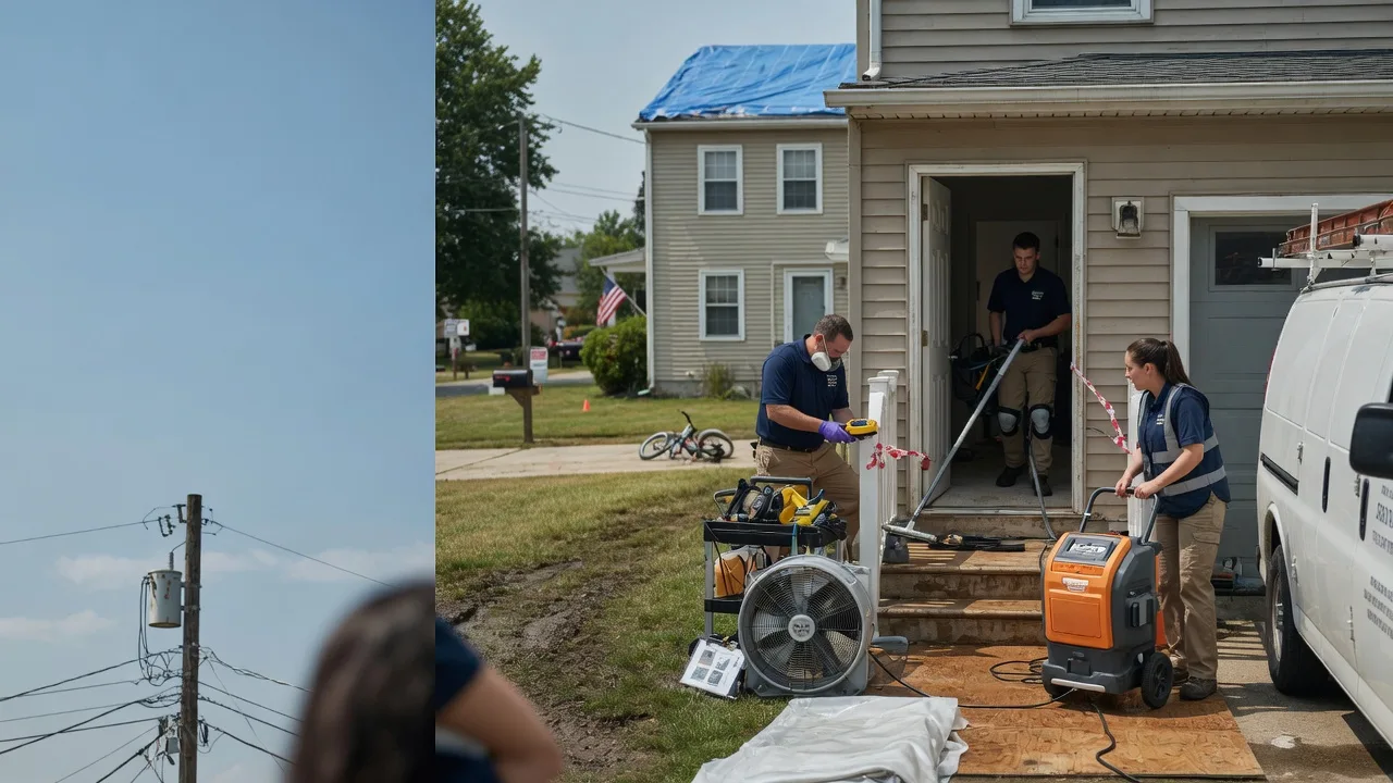 Water Damage Repair in Rogers, ND near me